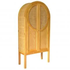 Rattan Round Cupboard Rattan Weaving