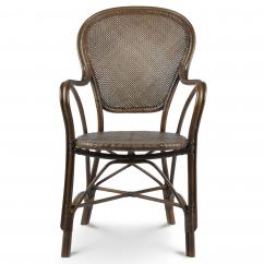 Rattan Dining Chair with Woven Natural Rattan for Livingroom Wholesale Price