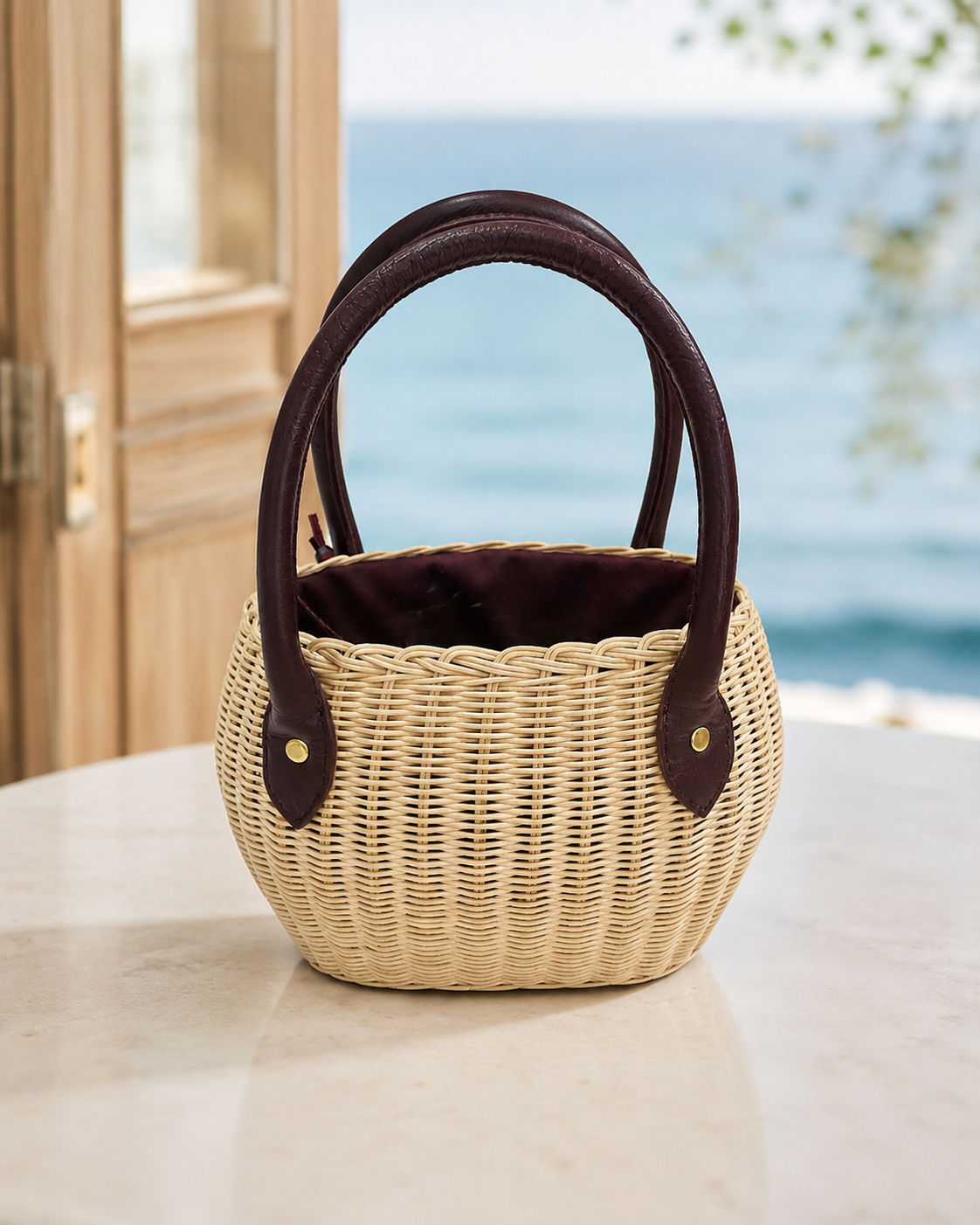 Rattan Hand Bag from Indonesia Handmade 