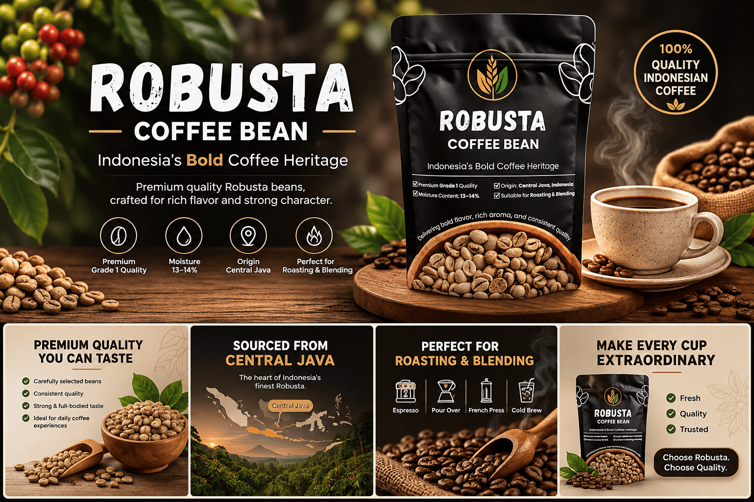 Robusta Coffee Bean