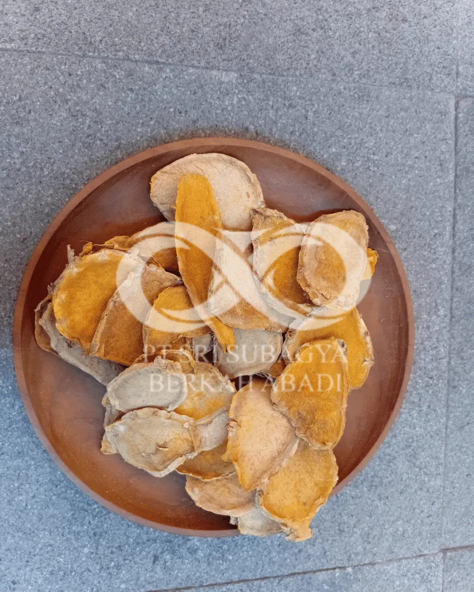 Dried Sliced Curcuma (Javanese Turmeric)
