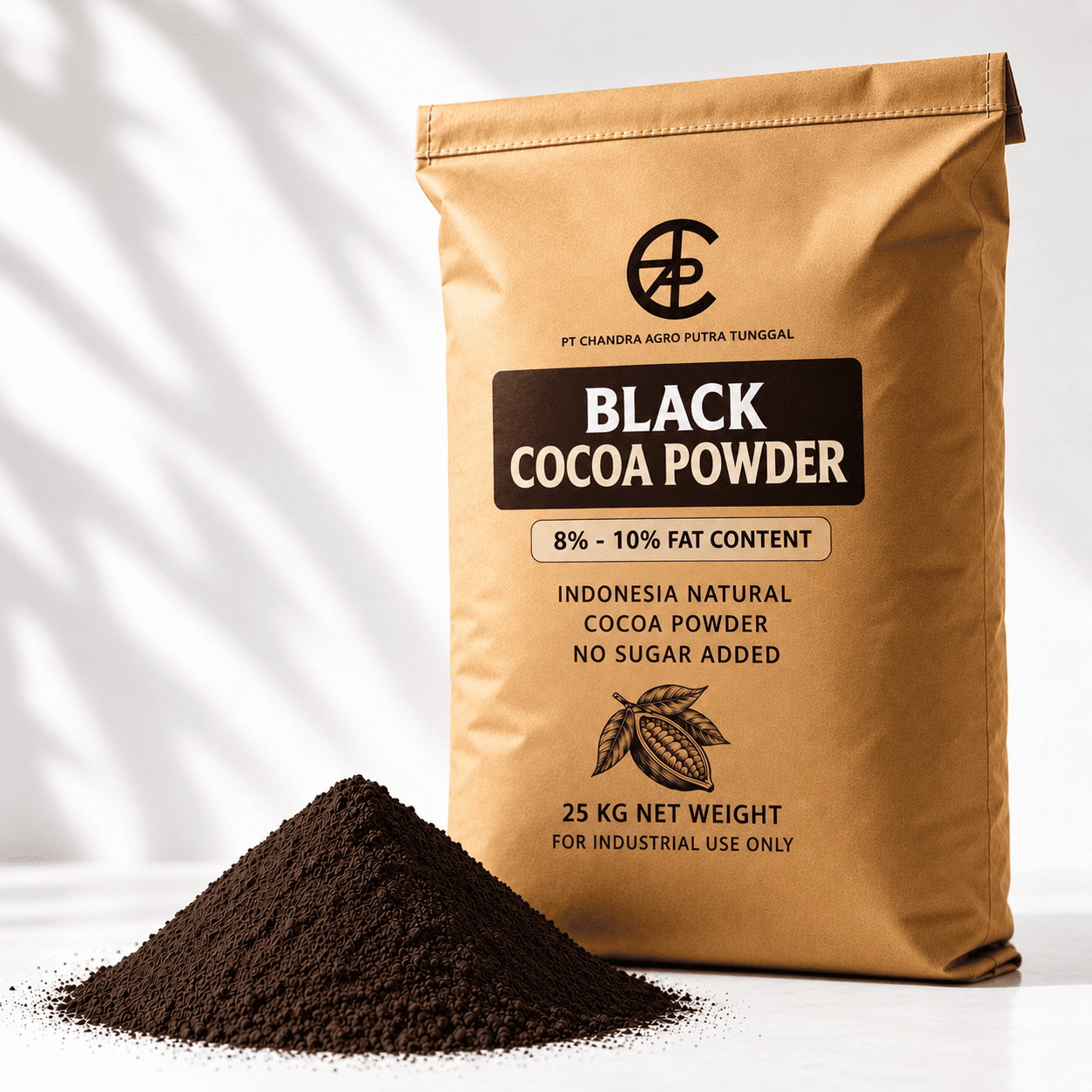Black Cocoa Powder - FSSC Halal Kosher - Bulk Supply for Manufacturers