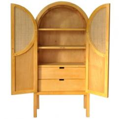 Rattan Round Cupboard Rattan Weaving